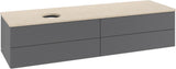 Villeroy & Boch Waschtischunterschrank Antao K26113 1600 mm Anthrazit Matt mit 4 Auszügen
