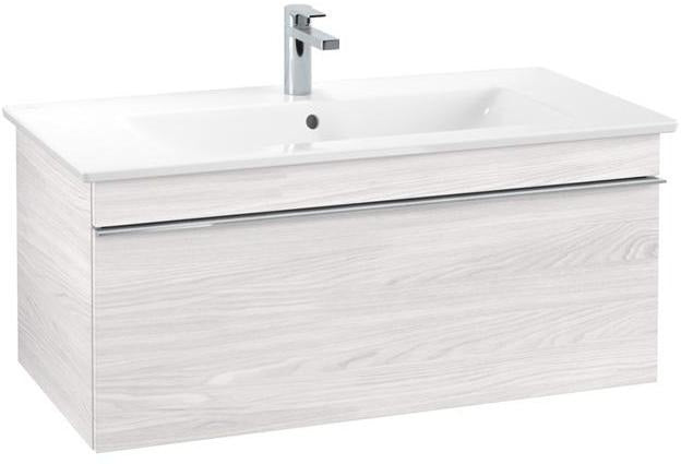 Villeroy & Boch Venticello Waschbeckenunterschrank 953 mm Glossy White – Wandhängend mit Auszug