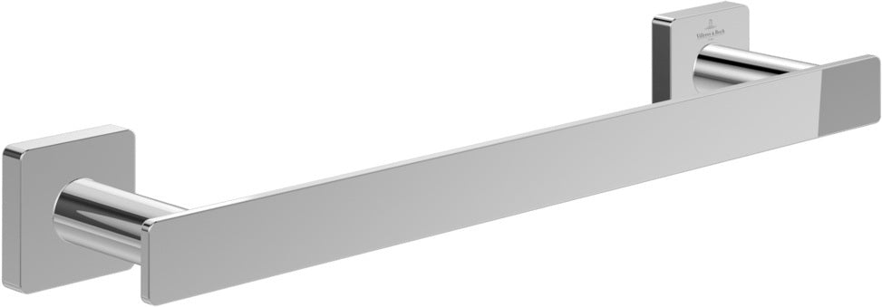 Villeroy & Boch Elements Striking Handtuchhalter 645 mm Chrom – Eckig, Messing, Wandmontage