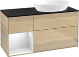 Villeroy & Boch Waschtischunterschrank Finion FA42G 1200 mm Glossy White Lacquer mit Beleuchtung