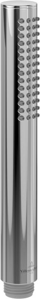 Villeroy & Boch Verve Showers Handbrause TVS10900600 – Rund, Chrom, Messing, EasyClean