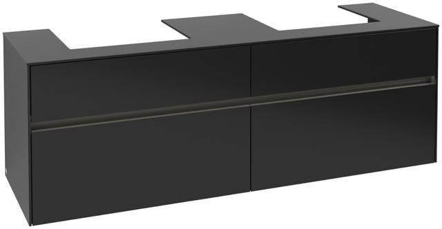 Villeroy & Boch Waschtischunterschrank Collaro C021 B0 1600 mm Kansas Oak mit LED-Beleuchtung