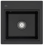 EB-SP Subway Style 50 S 500x510mm Ablgarn. IB re aus Keramik Ebony cplus