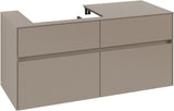 Villeroy & Boch Waschtischunterschrank Collaro C082 1200 mm Taupe mit 4 Auszügen und SoftClosing