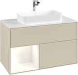 Villeroy & Boch Waschtischunterschrank Finion G241GF Glossy White Lacquer 1000 mm mit Beleuchtung