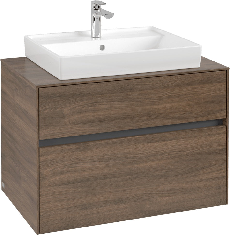 Villeroy & Boch Waschtischunterschrank Collaro C080 Arizona Oak 800 mm mit SoftClosing