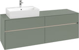 Villeroy & Boch Waschtischunterschrank Collaro C13500 1600 mm White Oak mit 4 Auszügen