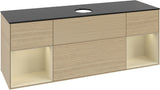 Villeroy & Boch Finion Waschtischunterschrank 1600 mm Glossy White Lacquer mit Beleuchtung