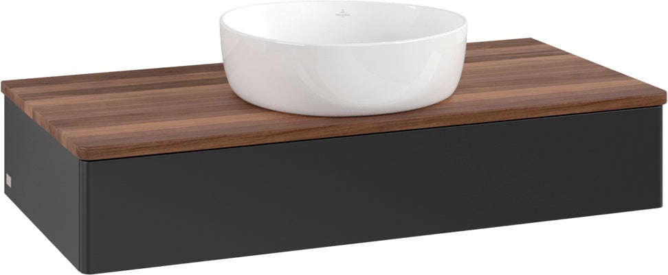 Villeroy & Boch Waschtischunterschrank Antao 1000 mm Anthrazit Matt Lack mit Push-to-Open