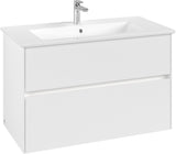Villeroy & Boch Waschtischunterschrank Collaro C145 B0, 961 mm, White Matt, mit LED-Beleuchtung