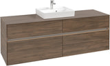 Villeroy & Boch Waschtischunterschrank Collaro C077 B0 1600 mm Arizona Oak mit LED-Beleuchtung