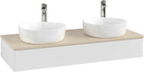 Villeroy & Boch Waschtischunterschrank Antao L13153 1200 mm Glossy White Lacquer mit Auszugsbeleuchtung