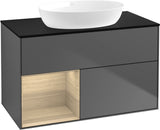 Villeroy & Boch Finion Waschtischunterschrank 1000 mm Glossy White Lacquer mit Beleuchtung