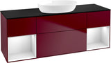 Villeroy & Boch Finion Waschtischunterschrank 1600 mm Glossy White Lacquer mit Beleuchtung