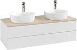 Villeroy & Boch Antao Waschbeckenunterschrank 1200 mm Glossy White Lacquer mit 2 Auszügen