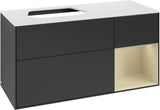 Villeroy & Boch Waschtischunterschrank Finion F401G 1200 mm Glossy White Lacquer mit Beleuchtung