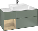 Villeroy & Boch Finion Waschtischunterschrank G161G 1200 mm Glossy White Lacquer mit LED-Beleuchtung