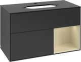 Villeroy & Boch Waschtischunterschrank Finion F252G 1000 mm Glossy White Lacquer mit LED-Beleuchtung