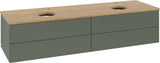 Villeroy & Boch Waschtischunterschrank Antao 1600 mm Anthracite Matt mit 4 Auszügen und Beleuchtung