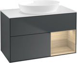Villeroy & Boch Finion Waschtischunterschrank FA21GFGF 1000 mm Glossy White Lacquer
