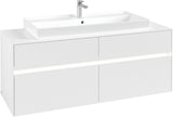 Villeroy & Boch Waschbeckenunterschrank Collaro C092 B0 1400 mm White Matt mit LED-Beleuchtung