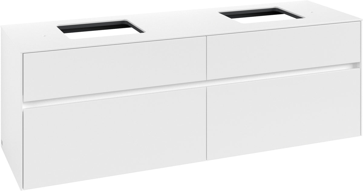 Villeroy & Boch Waschbeckenunterschrank Collaro C137 1600 mm White Matt mit 4 Auszügen