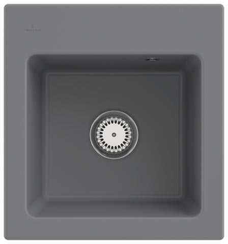 Villeroy & Boch Subway 45 XS Einbauspüle Keramik Ebony CeramicPlus 475x510mm