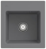 Villeroy & Boch Subway 45 XS Einbauspüle Keramik Ebony CeramicPlus 475x510mm