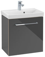 Villeroy & Boch Avento Waschtischunterschrank 530 mm Crystal Grey, 1 Tür links, mit Dämpfung