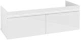Villeroy & Boch Venticello Waschbeckenunterschrank 1253 mm Glossy White – 2 Auszüge, wandhängend