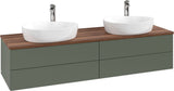 Villeroy & Boch Waschtischunterschrank Antao 1600 mm Anthracite Matt mit 4 Auszügen und Beleuchtung