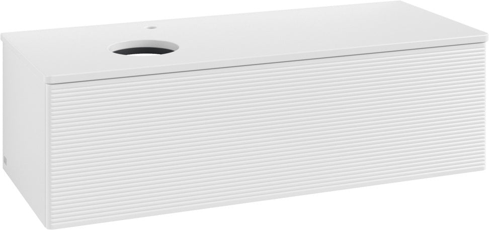 Villeroy & Boch Antao Waschbeckenunterschrank 1200 mm Glossy White Lacquer mit Auszugsbeleuchtung
