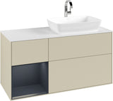 Villeroy & Boch Finion Waschbeckenunterschrank 1200 mm Glossy White Lacquer mit Beleuchtung