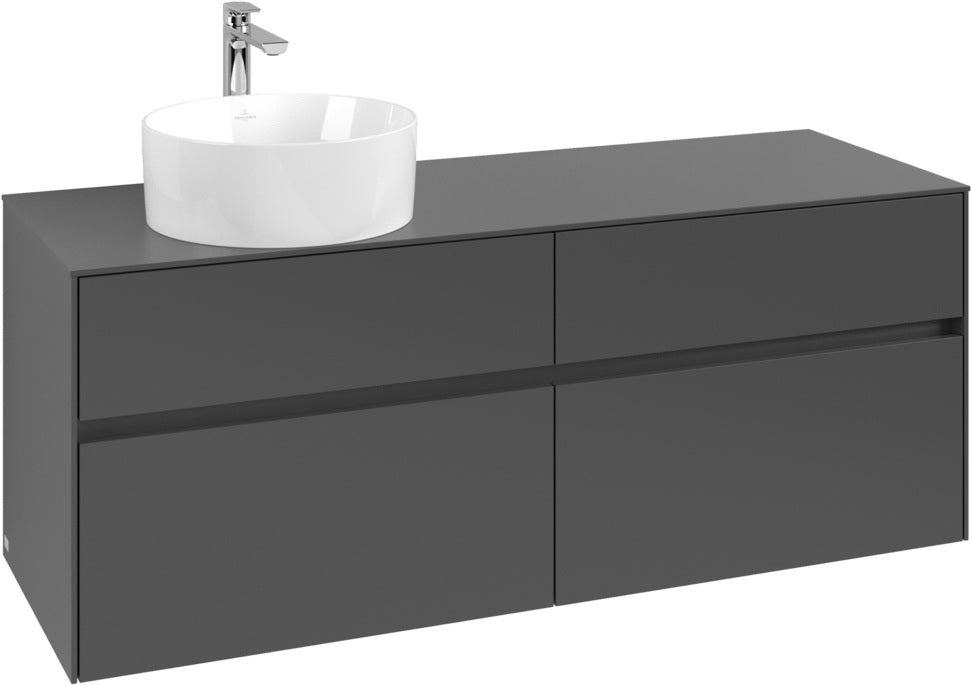 Villeroy & Boch Waschbeckenunterschrank Collaro C046 1400 mm White Oak mit 4 Auszügen