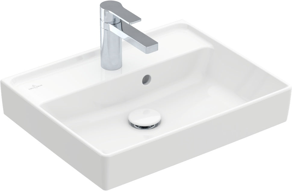 Villeroy & Boch Handwaschbecken Collaro 500x400mm Rechteck Weiß Alpin TitanCeram