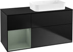 schwarz / Waschtischunterbau / G682G M