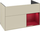Villeroy & Boch Finion Waschtischunterschrank 996 mm Glossy White Lacquer mit LED-Beleuchtung