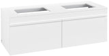 Villeroy & Boch Venticello Waschtischunterschrank 1257 mm Glossy White für 2 Waschbecken