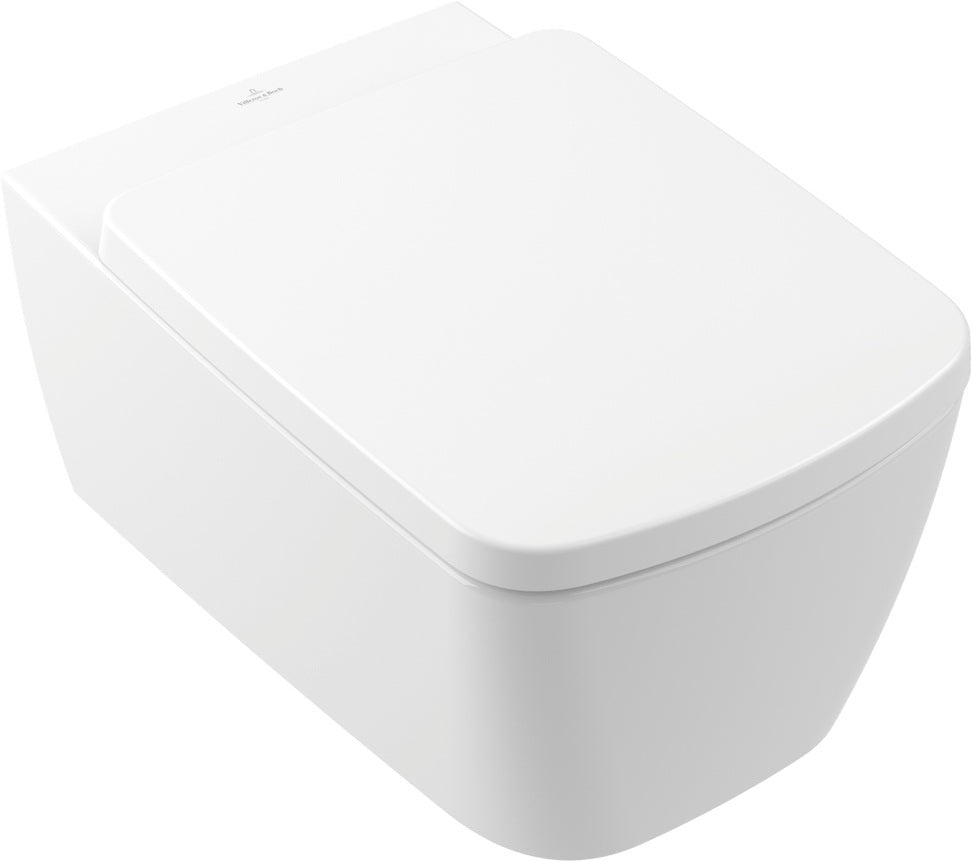 Villeroy & Boch Subway 3.0 Wand-WC Set 370x560mm Rechteck Weiß Alpin CeramicPlus spülrandlos