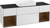 Villeroy & Boch Finion Waschbeckenunterschrank 1600 mm Glossy White Lacquer mit Beleuchtung