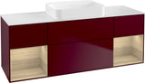 Villeroy & Boch Finion Waschtischunterschrank 1600 mm Glossy White Lacquer mit Beleuchtung