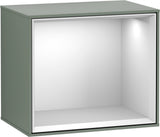 Villeroy & Boch Finion Regalmodul F580GF – 418 mm, Olive Matt Lacquer, mit LED-Beleuchtung