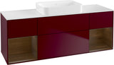 Villeroy & Boch Finion Waschtischunterschrank 1600 mm Glossy White Lacquer mit Beleuchtung