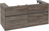 Villeroy & Boch Collaro Waschtischunterschrank 1200 mm Soft Grey mit 4 Auszügen