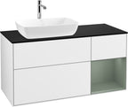 weiß / Mitteldichte Faserplatte (MDF) / F812G M 1200x603x501mm Glossy White