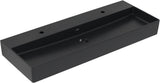 Villeroy & Boch Wandwaschbecken Memento 2.0 Pure Black CeramicPlus 1200 mm