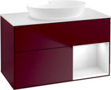 Villeroy & Boch Finion Waschtischunterschrank FA21GFGF 1000 mm Glossy White Lacquer