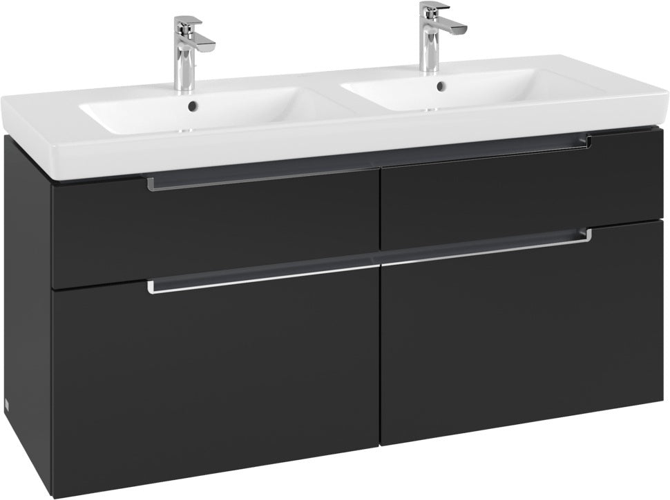 Villeroy & Boch Subway 2.0 Waschtischunterschrank A91710 Glossy White 1287 mm