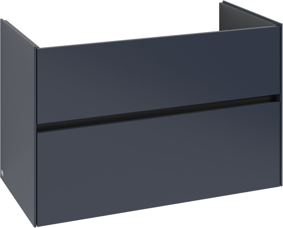 Villeroy & Boch Collaro Waschbeckenunterschrank 961 mm White Oak mit LED-Beleuchtung