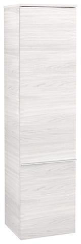Villeroy & Boch Hochschrank Venticello 404 mm Eiche Chrom – Wandmontage, 1 Tür, Soft-Close
